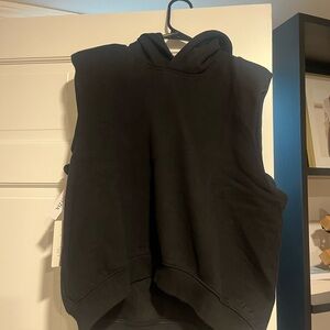 Aritzia Cozy Fleece Boyfriend Shoulder Pad Hoodie